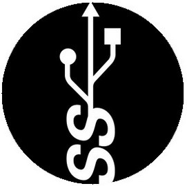USB (jelvény, 2,5 cm)