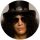SLASH: Portrait (badge, 2,5 cm)