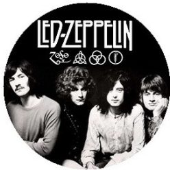 LED ZEPPELIN: Band (jelvény, 2,5 cm)