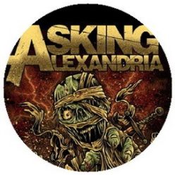 ASKING ALEXANDRIA: Mummy (jelvény, 2,5 cm)