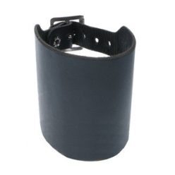 Üres, bőr csuklószorító (6,5 cm széles)