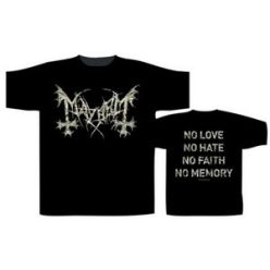 MAYHEM: No Love No Hate (póló)