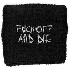 DARKTHRONE: Fuck Off  (frottír csuklószorító)