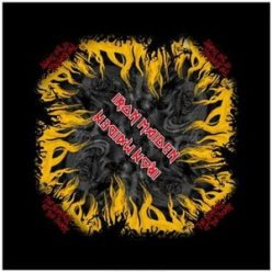 IRON MAIDEN: Number Of The B. (fejkendő, 55 x 55 cm)