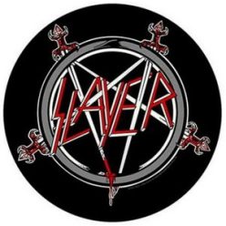 SLAYER: Pentagram Circle (hátfelvarró / backpatch)