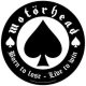 MOTORHEAD: Born To Lose (hátfelvarró / backpatch)