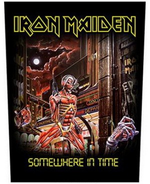IRON MAIDEN: Somewhere In Time (hátfelvarró / backpatch)