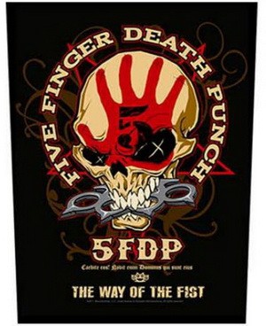 FIVE FINGER DEATH PUNCH: Way Of The Fist (hátfelvarró / backpatch)