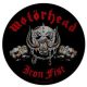 MOTORHEAD: Iron Fist (hátfelvarró / backpatch)