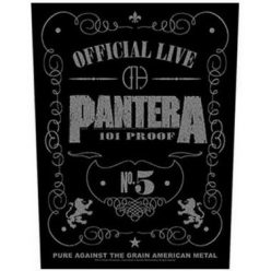 PANTERA: 101% Proof (hátfelvarró / backpatch)