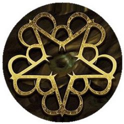 BLACK VEIL BRIDES: Logo (jelvény, 2,5 cm)