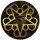 BLACK VEIL BRIDES: Logo (jelvény, 2,5 cm)