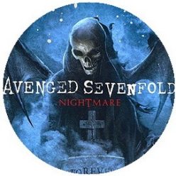 AVENGED SEVENFOLD: Nightmare (jelvény, 2,5 cm)