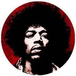 JIMI HENDRIX: Portrait (jelvény, 2,5 cm)