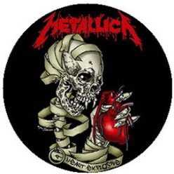 METALLICA: Heart (jelvény, 2,5 cm)