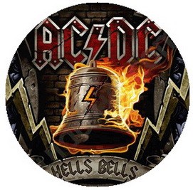 AC/DC: Hells Bells (jelvény, 2,5 cm)