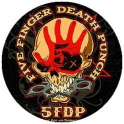 FIVE FINGER DEATH PUNCH: Skull (jelvény, 2,5 cm)