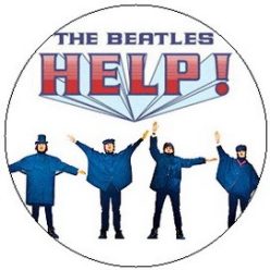 BEATLES: Help! (jelvény, 2,5 cm)