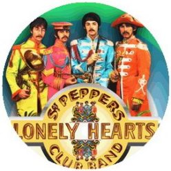 BEATLES: Sgt. Band (badge, 2,5 cm)