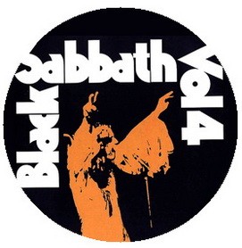 BLACK SABBATH: Vol.4. (jelvény, 2,5 cm)