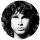 JIM MORRISON: Portrait (badge, 2,5 cm)