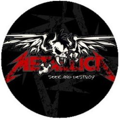METALLICA: Seek And Destroy (jelvény, 2,5 cm)