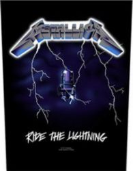 METALLICA: Ride The Lightning (hátfelvarró / backpatch)