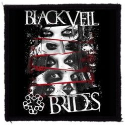BLACK VEIL BRIDES: Eyes (9,5 cm x 9,5 cm) (felvarró)