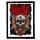BULLET FOR MY VALENTINE: Skull Roses (7,5 cm x 9,5 cm) (patch)