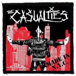 CASUALTIES: Made In NYC (9,5 cm x 9,5 cm) (felvarró)