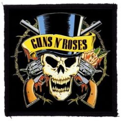 GUNS N' ROSES: Kalapos (9,5 cm x 9,5 cm) (felvarró)