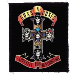   GUNS N' ROSES: Appetite For Destruction (8 cm x 9,5 cm) (felvarró)