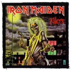 IRON MAIDEN: Killers (9,5 cm x 9,5 cm) (felvarró)
