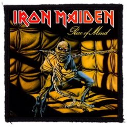 IRON MAIDEN: Piece Of Mind (9,5 cm x 9,5 cm) (felvarró)