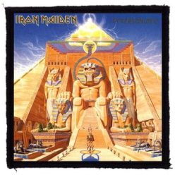 IRON MAIDEN: Powerslave (9,5 cm x 9,5 cm) (felvarró)