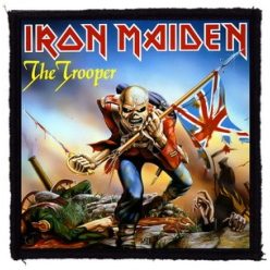 IRON MAIDEN: Trooper (9,5 cm x 9,5 cm) (felvarró)