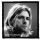 KURT COBAIN: Portrait FF (9,5 cm x 9,5 cm) (patch)