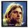 KURT COBAIN: Portrait színes (9,5 cm x 9,5 cm) (felvarró)