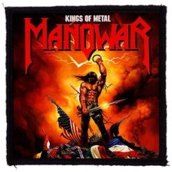 MANOWAR: Kings Of Metal (9,5 cm x 9,5 cm) (patch)