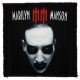 MARILYN MANSON: MM (95x95) (felvarró)