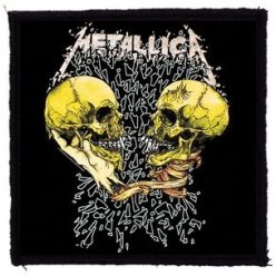 METALLICA: Sad But True (9,5 cm x 9,5 cm) (felvarró)