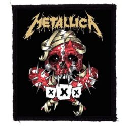 METALLICA: XXX (8,5 cm x 9,5 cm) (felvarró)