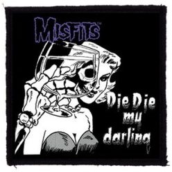 MISFITS: Die Die My Darling (9,5 cm x 9,5 cm) (patch)