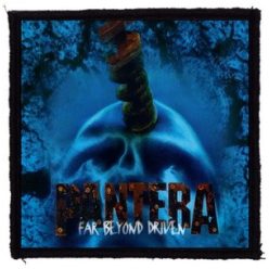 PANTERA: Far Beyond Driven (9,5 cm x 9,5 cm) (felvarró)