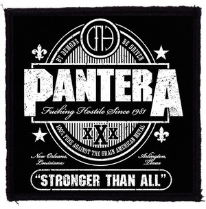 PANTERA: Stronger (95x95) (felvarró)
