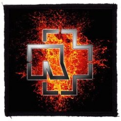 RAMMSTEIN: Lava (9,5 cm x 9,5 cm) (felvarró)