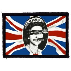 SEX PISTOLS: God Save (9,5 cm x 6,5 cm) (felvarró)