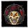 SLAYER: Skull (9,5 cm x 9,5 cm) (felvarró)
