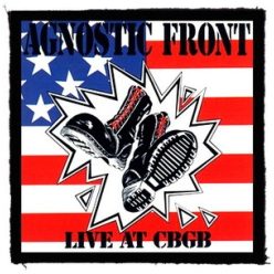AGNOSTIC FRONT: Live At CBGB (9,5 cm x 9,5 cm) (patch)