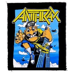 ANTHRAX: King Not Man (8 cm x 9,5 cm) (felvarró)